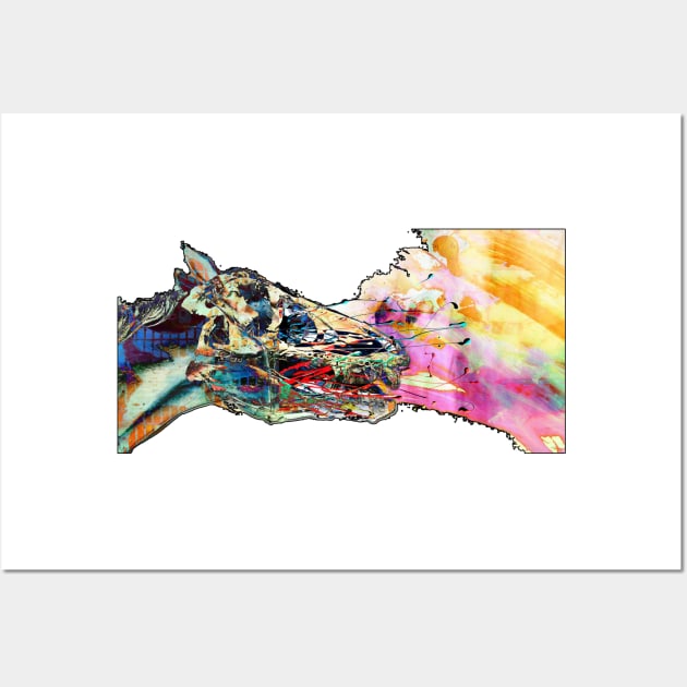 Abstract Horse Wall Art by DevanGill